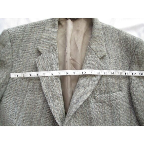 Vtg Men Bill Boyd's Harris Tweed Handwoven Wool Sport Jacket Sz See Pic (MJ2) - Picture 3 of 13